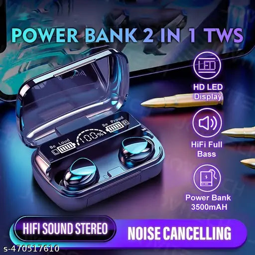 Wireless Earbuds™ with Powerbank