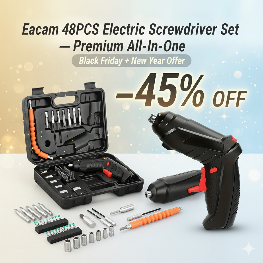 Multifunctional And Powerful Electric Screwdriver