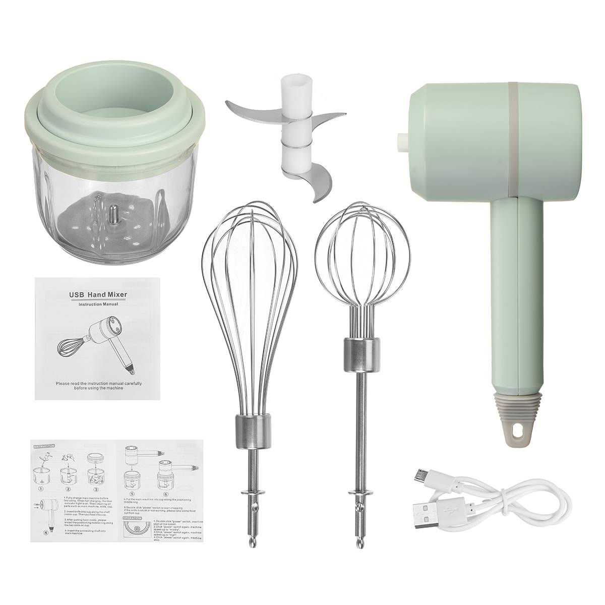 Electric Food Blender, Chopper and Mixer