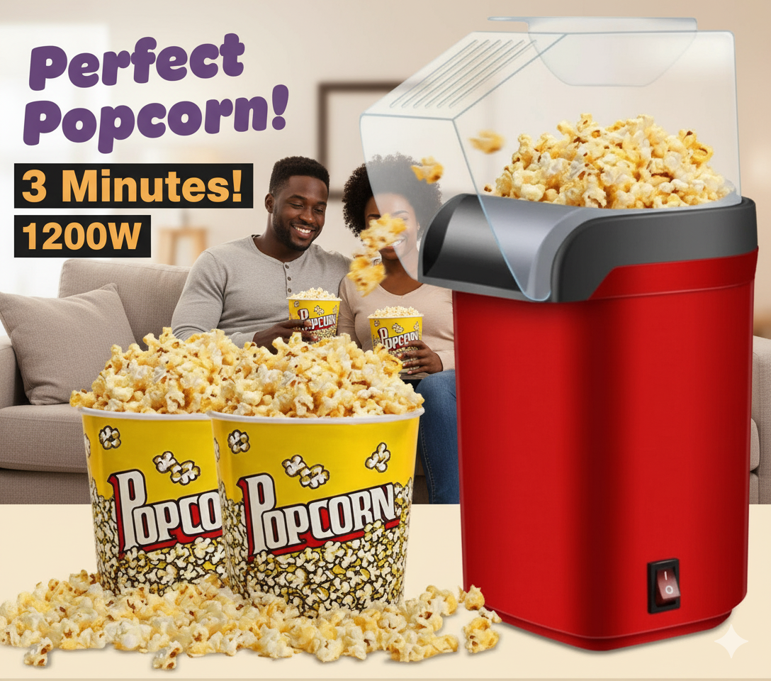 Electric Popcorn Maker Machine No oil needed